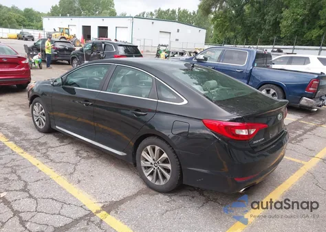 2017 Hyundai Sonata Sport from USA, damaged, VIN 5NPE34AFXHH510474